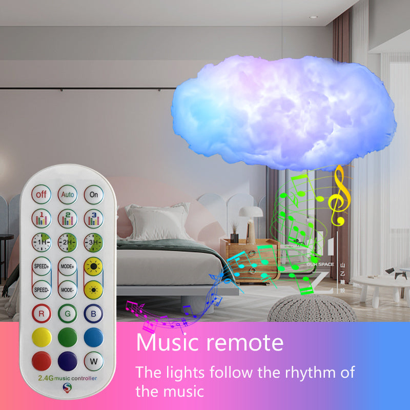 USB Cloud Light APP Control 3D RGBIC Ambient Music Lamp