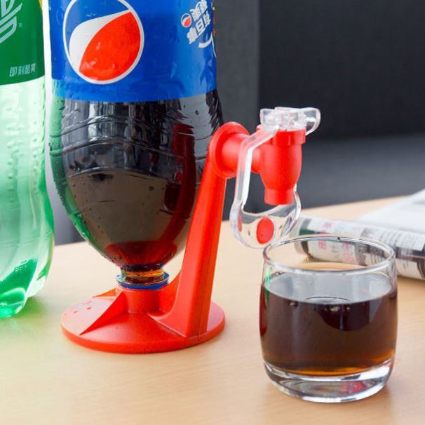 Portable Upside-Down Soda & Water Dispenser