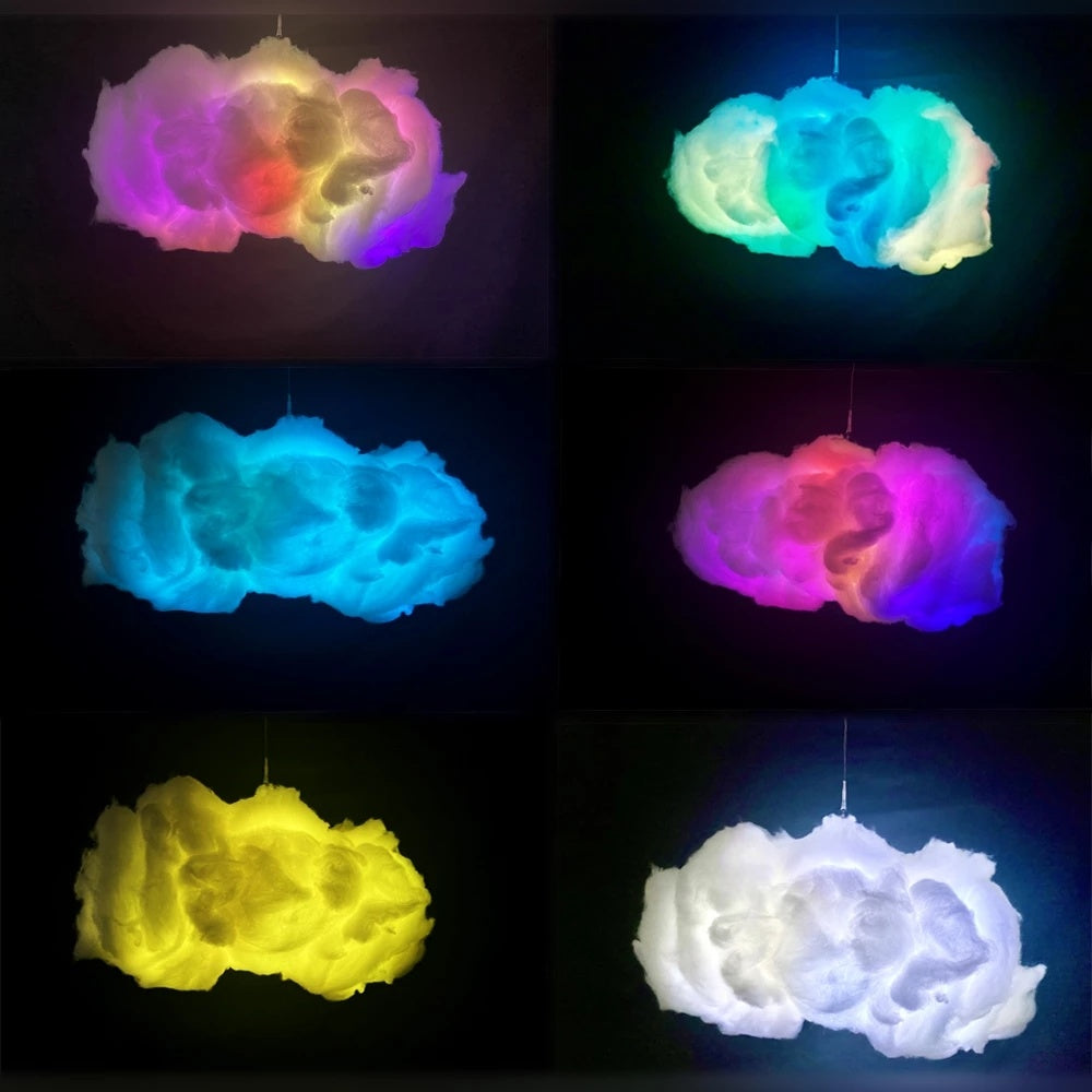 USB Cloud Light APP Control 3D RGBIC Ambient Music Lamp