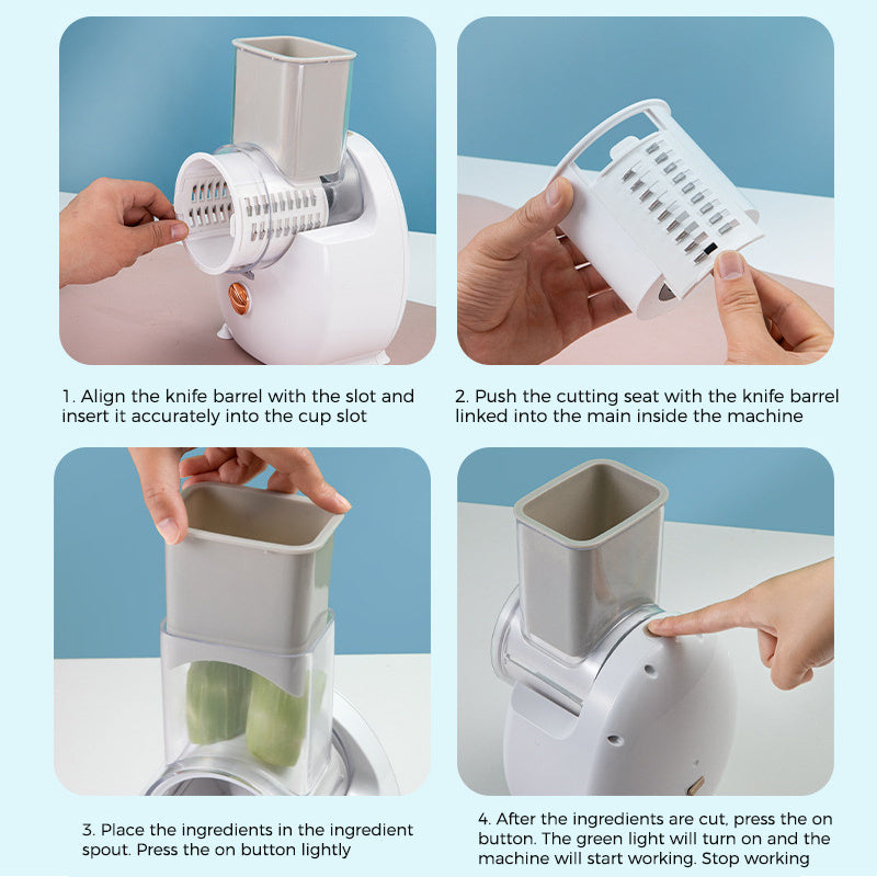 Electric Vegetable Slicer Cutter