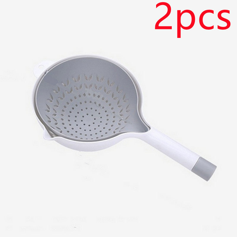 Double-Layer Plastic Drain Basket