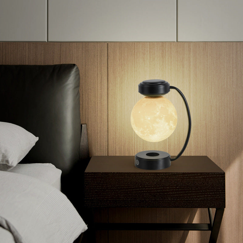 3D LED Moon Night Light – Floating Magnetic Lamp for Home & Desk