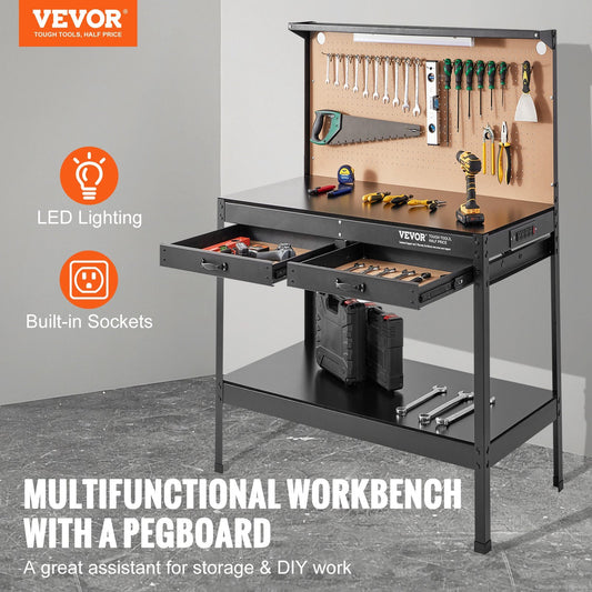 Heavy Duty Garage Workbench