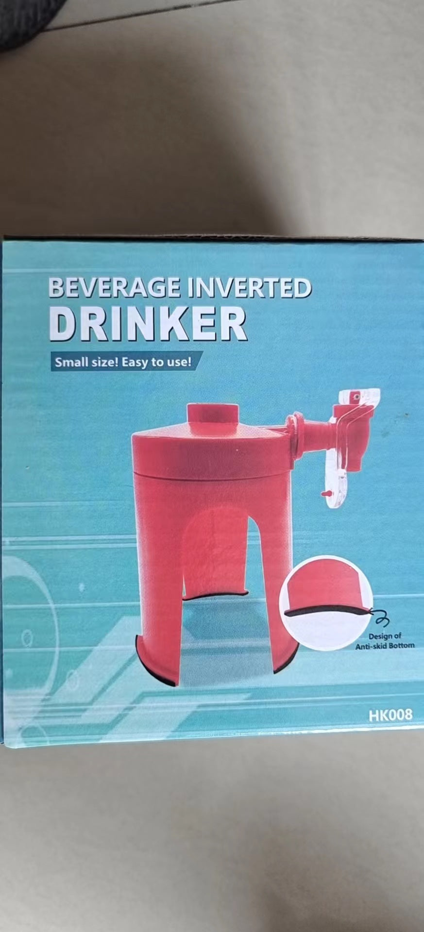 Portable Upside-Down Soda & Water Dispenser