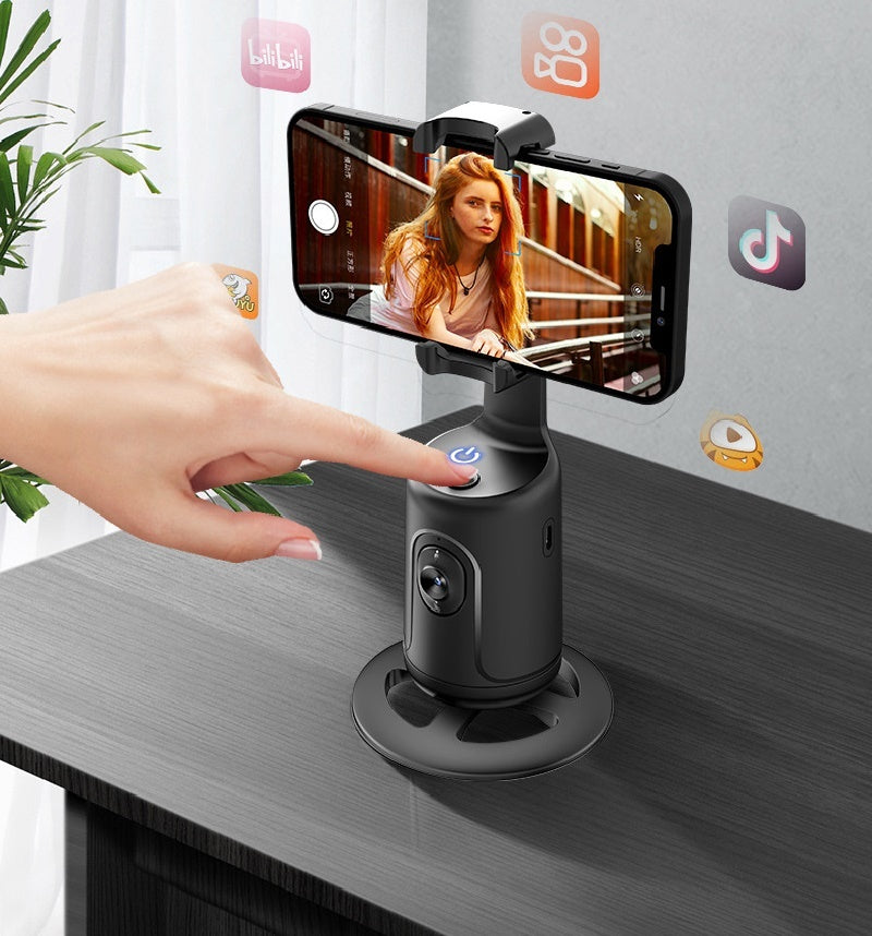 360 Auto Face Tracking Gimbal – AI Smart Phone Stabilizer Tripod