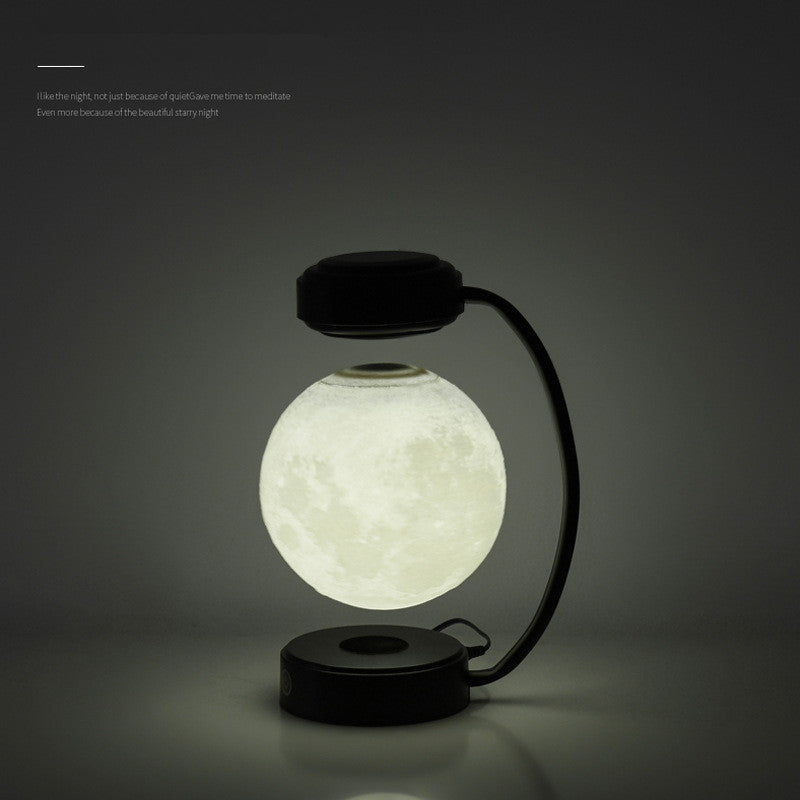3D LED Moon Night Light – Floating Magnetic Lamp for Home & Desk