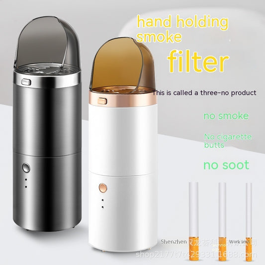 Smart Smoke Handheld Ashtray Air Purifier for Car & Home