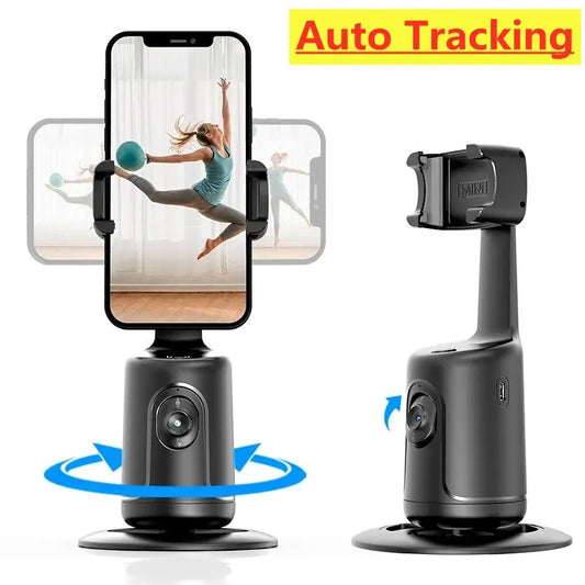 360 Auto Face Tracking Gimbal – AI Smart Phone Stabilizer Tripod